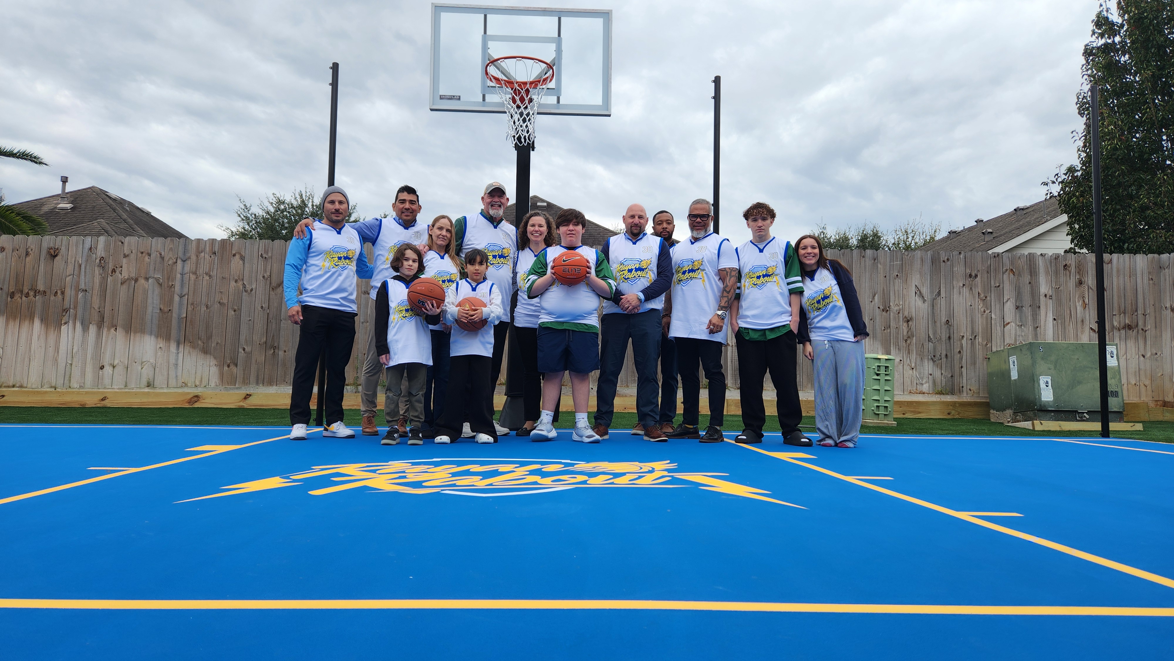 A Backyard Court. A Chance to Play Again.